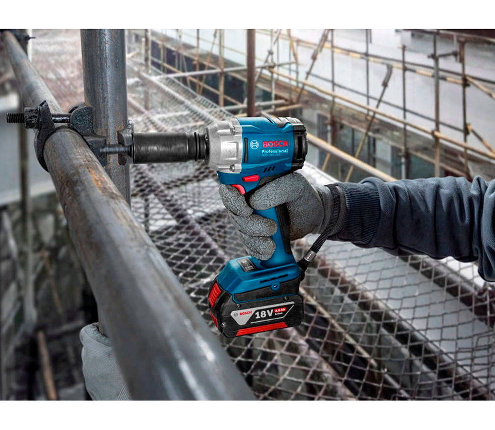 Гайковерт аккумуляторный BOSCH GDS 18V-350 18В 4Ач 350Нм photo 5