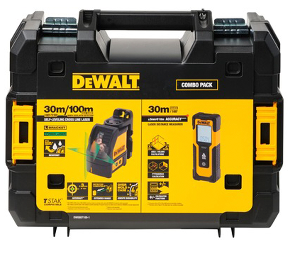 Nivelă cu laser + telemetru DEWALT  DW0887100-1 2fascicole 30m photo 0