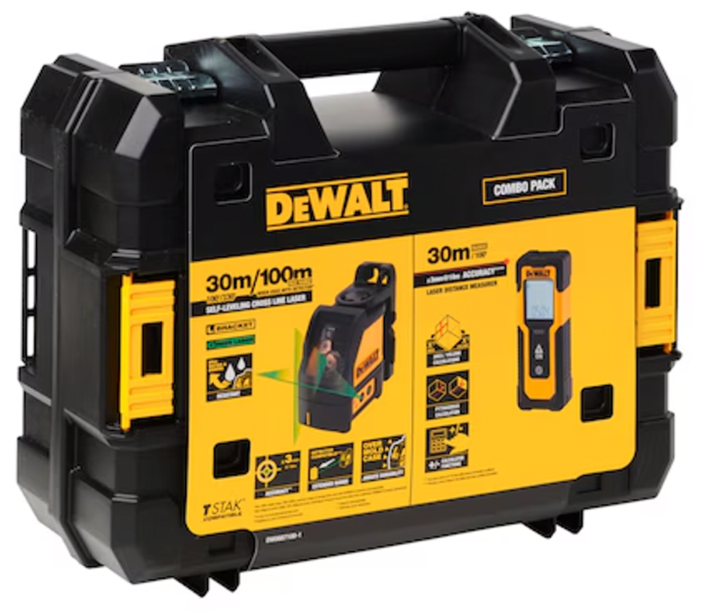 Nivelă cu laser + telemetru DEWALT  DW0887100-1 2fascicole 30m photo 2