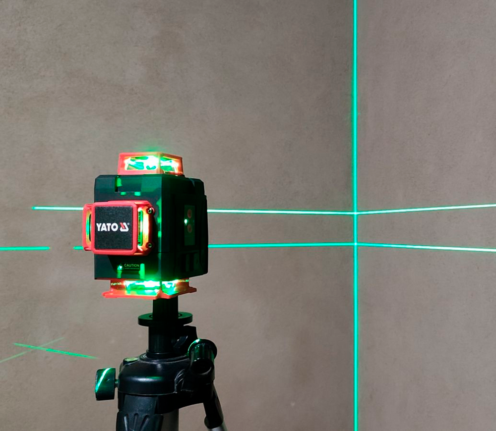Nivelă cu laser YATO YT30417 4fascicole 30m photo 9