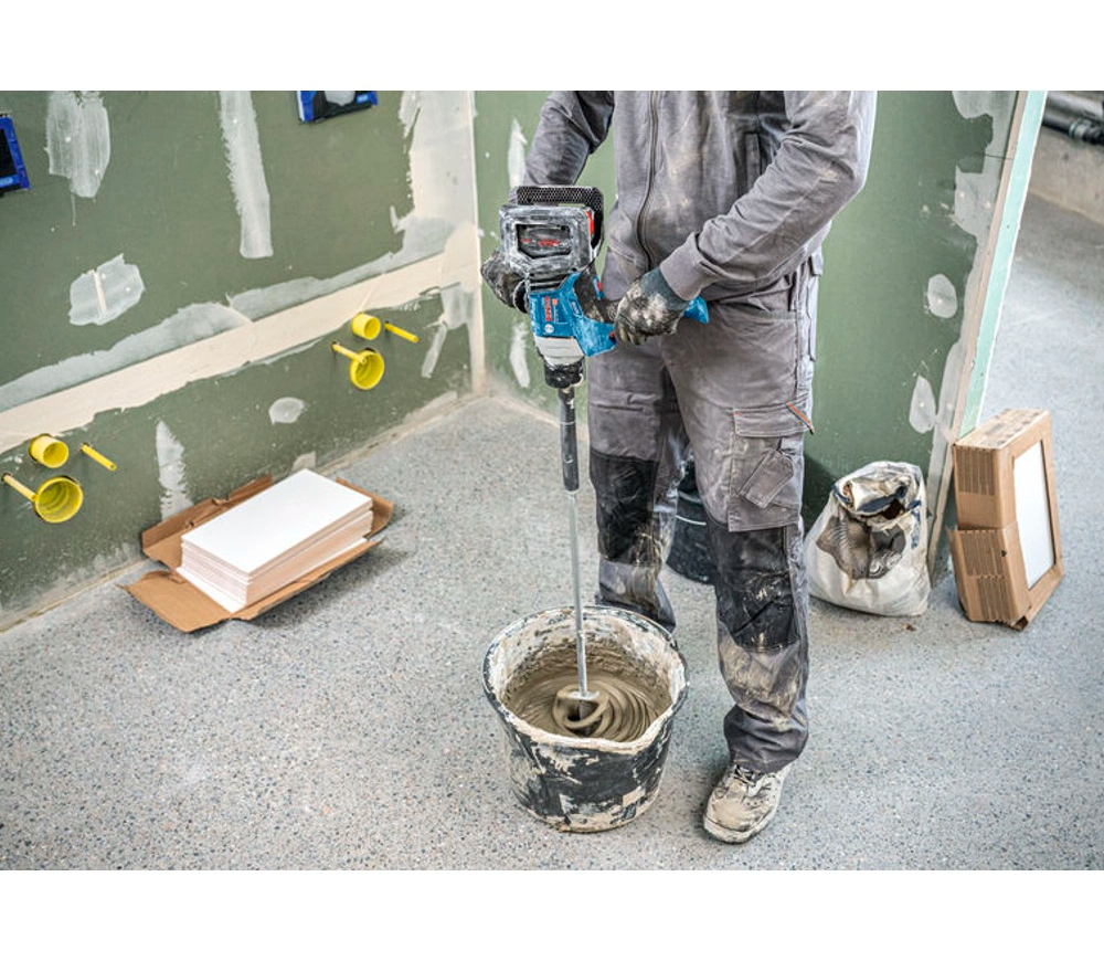 Миксер строительный  аккумуляторный (без АКБ) BOSCH GRW 18V-120 18В photo 4