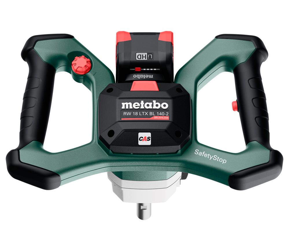 Миксер строительный  аккумуляторный (без АКБ) METABO RW18 LTX Bl 140-2 18В photo 2