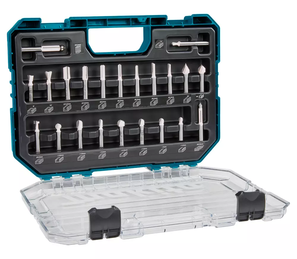 Set 22 freze pe lemn MAKITA D-74784 6.35-19mm photo 2