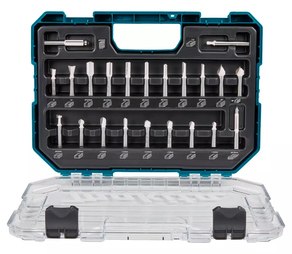 Set 22 freze pe lemn MAKITA D-74784 6.35-19mm photo