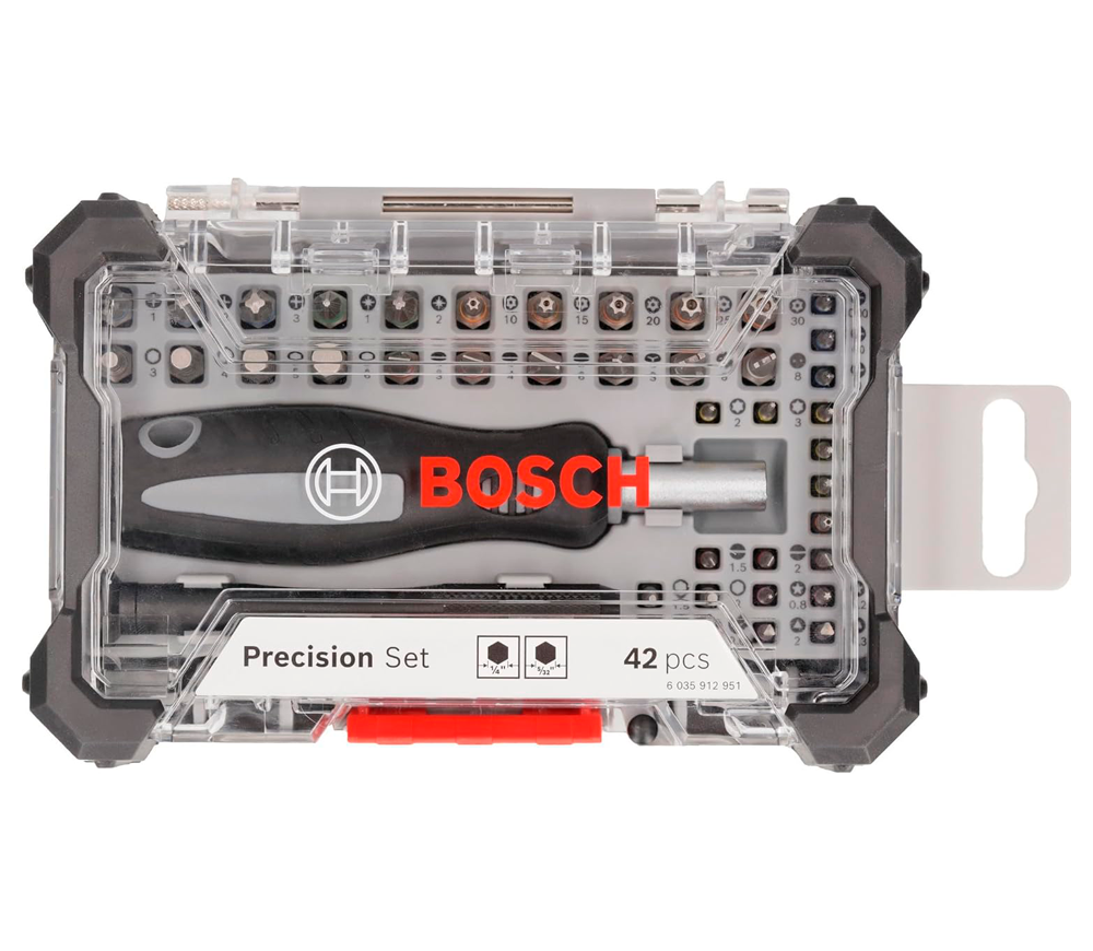 Набор бит BOSCH Precision Screwdriver Bit Set PH/PZ/SL/TX/HEX 25/75мм photo 0