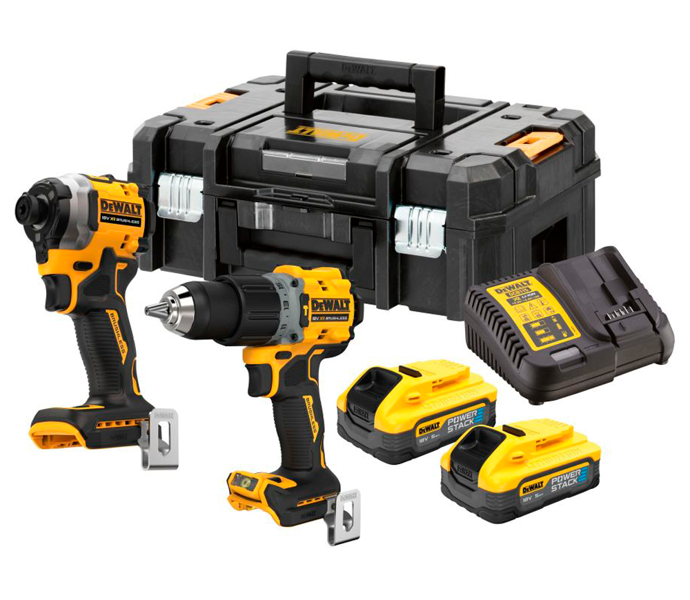 Set de unelte cu acumulator DEWALT DCK2050H2T-QW photo