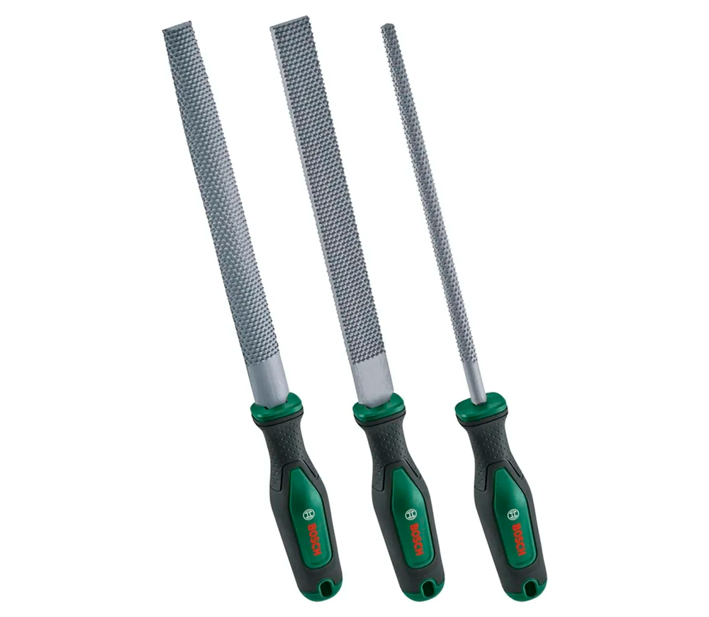 Напильник BOSCH 1600A02ZB1 Плоский/Полукруглый/Круглый photo