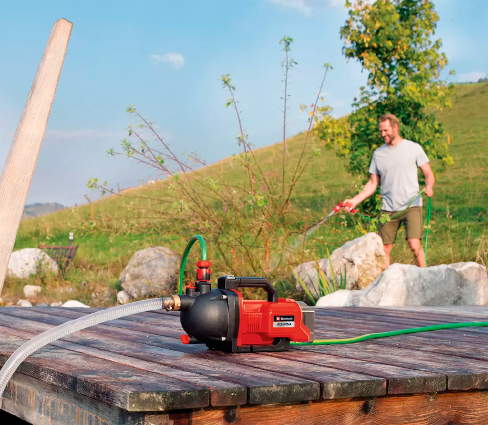 Pompă de grădină cu acumulator (fără bat) EINHELL AQUINNA PXC SOLO 2x18V 3000l/h photo 1