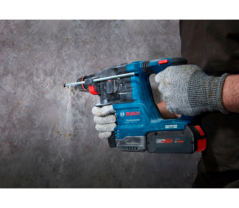 Перфоратор аккумуляторный (без АКБ) BOSCH ONECHUCK GBH 18V-22 X 2Дж 18В photo 0