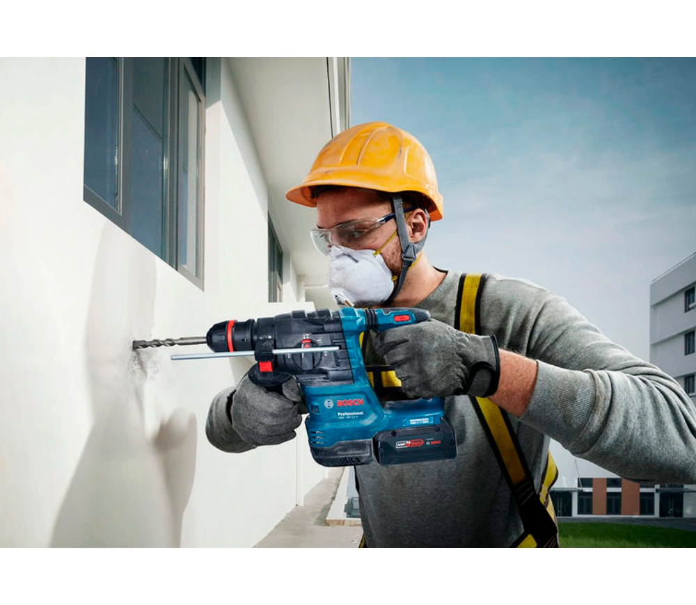 Перфоратор аккумуляторный (без АКБ) BOSCH ONECHUCK GBH 18V-22 X 2Дж 18В photo 2
