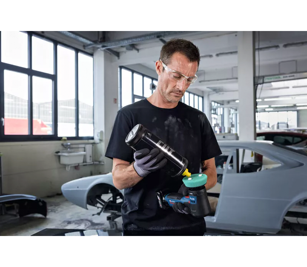 Mașină de polișat fără fir (fără fir) BOSCH GPO 12V-77 77mm 12V photo 1
