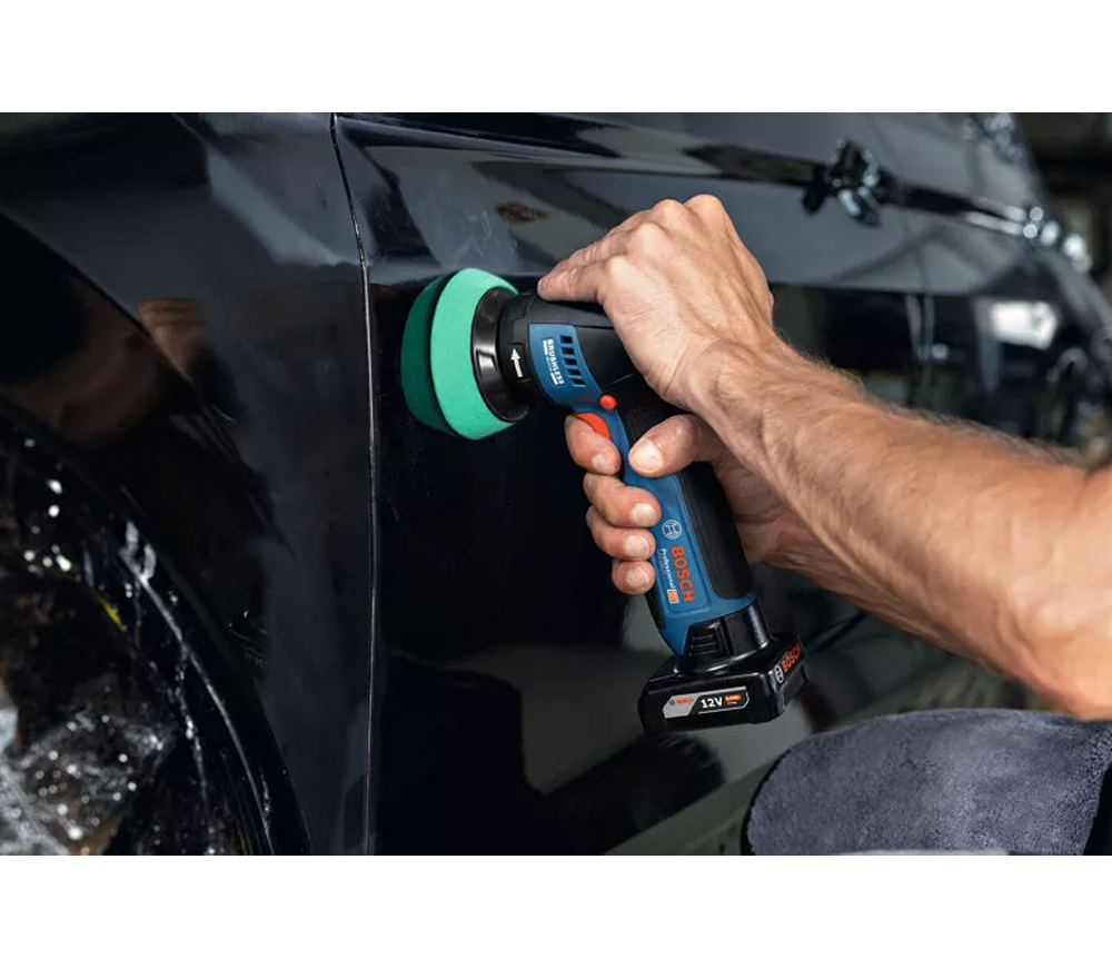 Mașină de polișat fără fir (fără fir) BOSCH GPO 12V-77 77mm 12V photo 2