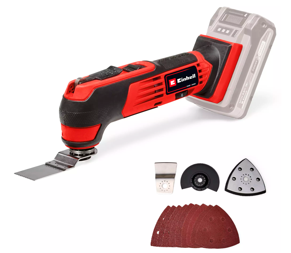 Uneltă multifuncțională fără fir (fără bat) EINHELL TE-MG 18/1 Li - Solo 18V 33000osc/min photo
