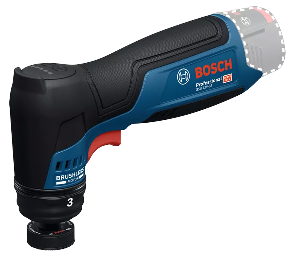 Шлифмашина эксцентриковая аккумуляторная (без АКБ) BOSCH GSS 12V-32 32мм 12В photo