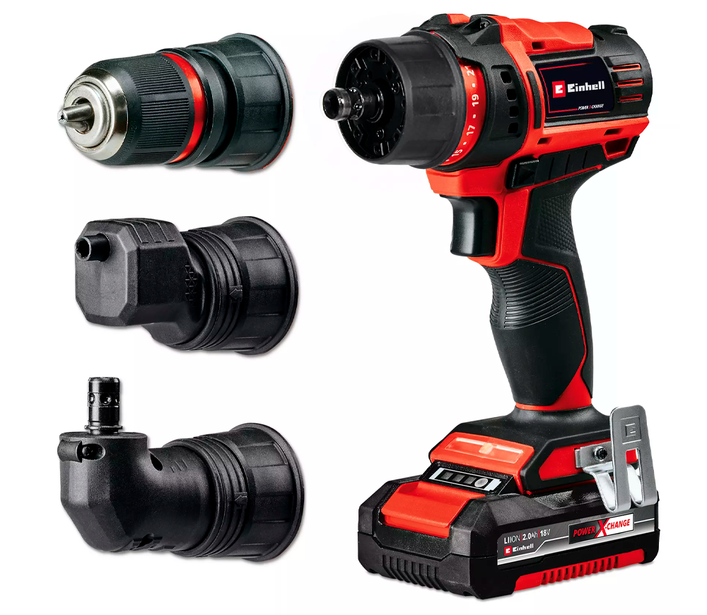 Mașină de înșurubat cu acumulator EINHELL TE-CD 18/45 3X-Li +22 18V 2Ah photo