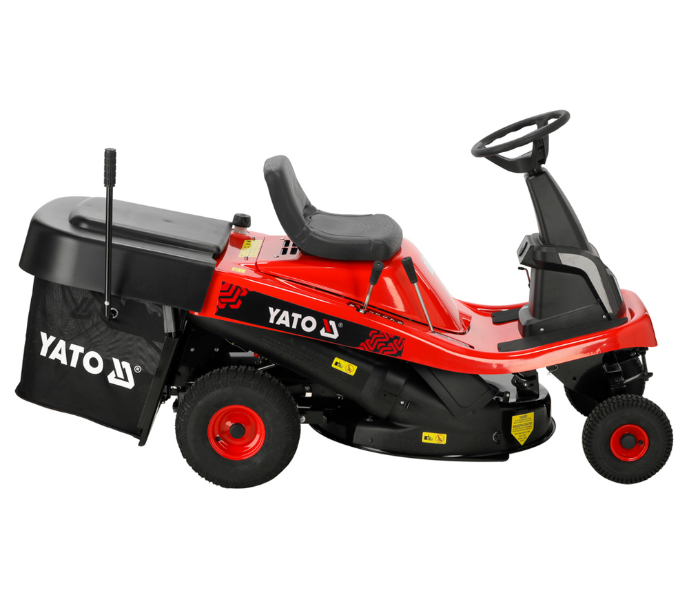 Бензиновая самоходная газонокосилка-трактор YATO YT85550 760мм 12лс photo 14