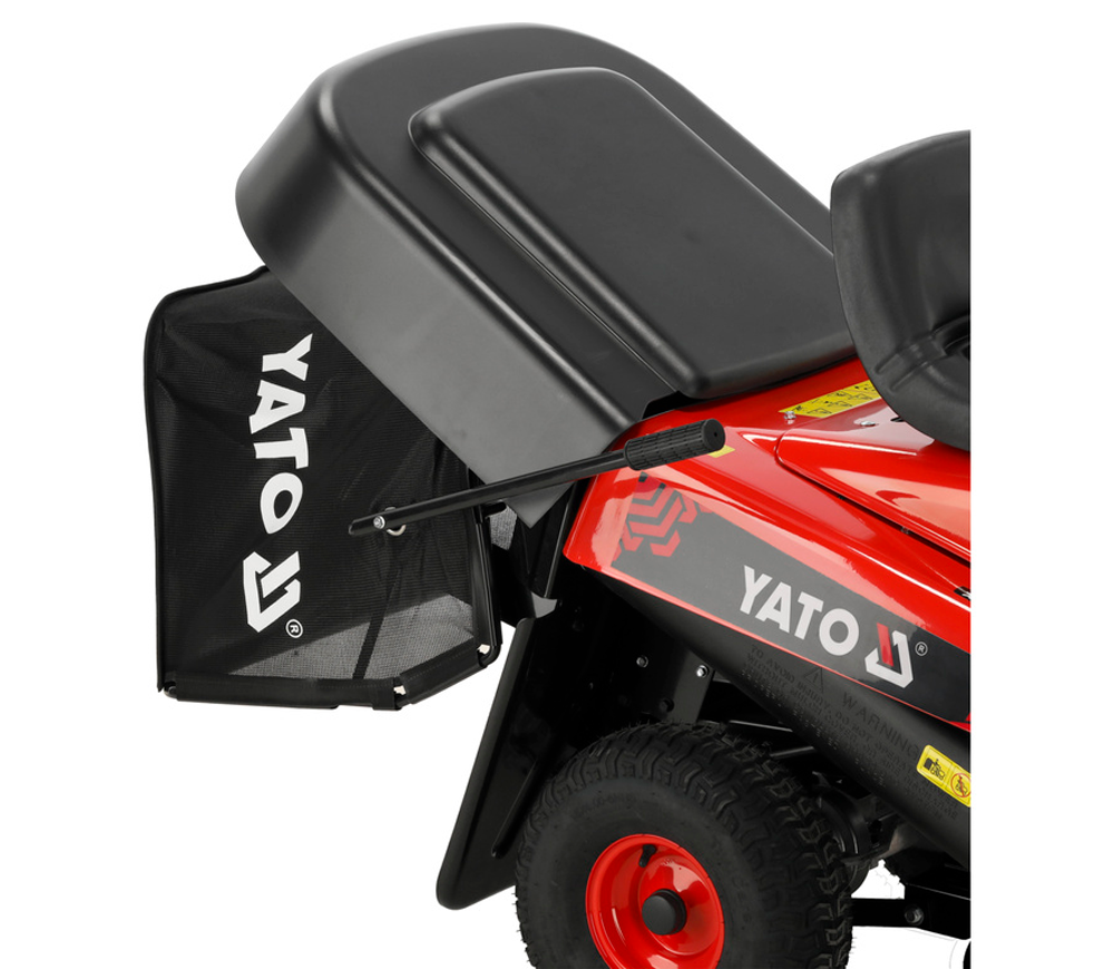 Бензиновая самоходная газонокосилка-трактор YATO YT85550 760мм 12лс photo 7