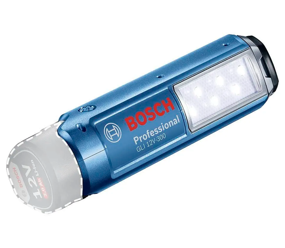 Фонарь строительный аккумуляторный BOSCH GLI 12V-300 300лм 12В photo 0