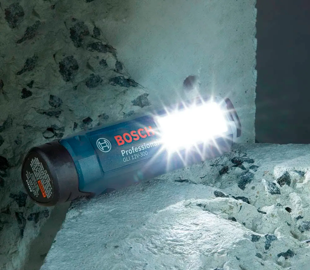 Фонарь строительный аккумуляторный BOSCH GLI 12V-300 300лм 12В photo 6
