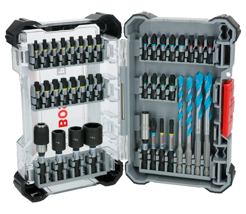 Set biți BOSCH  PRO Impact Mixed Set PH/PZ/TX 25/55mm photo