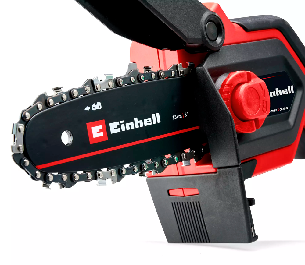 Fierăstrău cu lanț cu acumulator (fără bat) EINHELL GE-PS 18/15 Li BL-Solo 158mm 18V photo 2