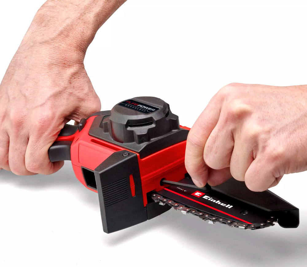 Fierăstrău cu lanț cu acumulator (fără bat) EINHELL GE-PS 18/15 Li BL-Solo 158mm 18V photo 3