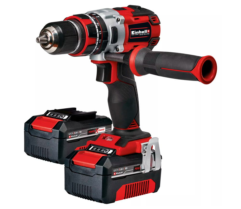 Mașină de înșurubat cu percuție cu acum. EINHELL TE-CD 18 Li-i BL 18V 3Ah photo