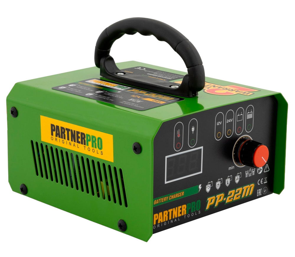 Incarcator acumlator PARTENERPRO PP-22M 20A 12/24V photo 0