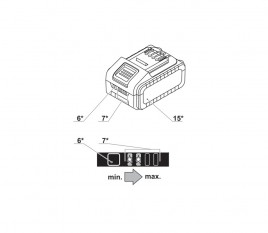 Mașină de înșurubat cu acumulator CROWN CT21075HMX-4 BMC 20V 2Ah photo 15