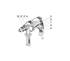 Дрель CROWN CT10130C 810вт photo 5
