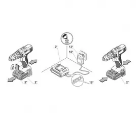 Шуруповерт аккумуляторный CROWN CT21091HX-2 BMC 20В 2Ач photo 6