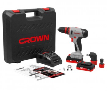Шуруповерт аккумуляторный CROWN CT21082HQ-2 BMC 16В 2Ач photo 2