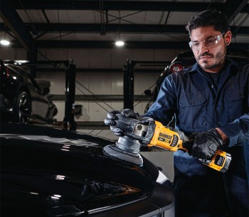 Полировальная машина аккумуляторная DEWALT DCM848P2 125мм 18В 5Ач photo 8