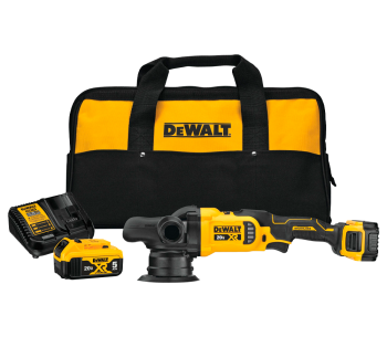 Полировальная машина аккумуляторная DEWALT DCM848P2 125мм 18В 5Ач photo