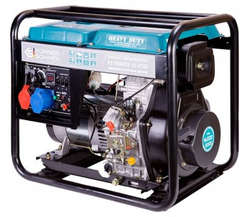 Электрогенератор Könner&Söhnen KS 8100HDE-1/3 ATSR 6.5квт Дизель AVR photo 1