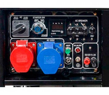 Электрогенератор Könner&Söhnen KS 8100HDE-1/3 ATSR 6.5квт Дизель AVR photo 3