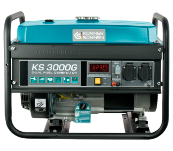 Электрогенератор Könner&Söhnen KS 3000G 3квт Газ/Бензин AVR photo