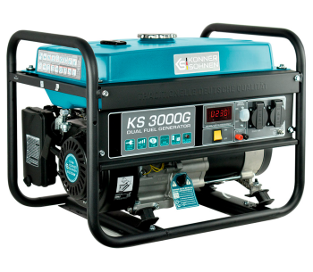 Электрогенератор Könner&Söhnen KS 3000G 3квт Газ/Бензин AVR photo 1