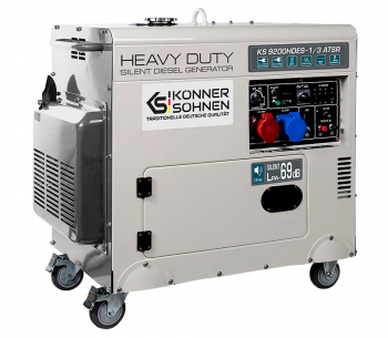 Generator electric Könner&Söhnen KS 9200HDES-1/3 ATSR 7.5kw Motorină AVR photo 0