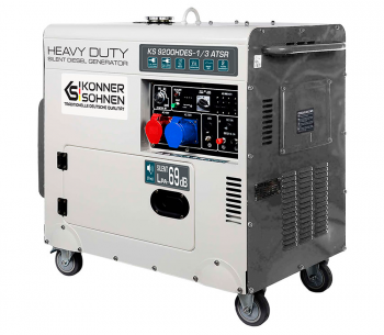 Generator electric Könner&Söhnen KS 9200HDES-1/3 ATSR 7.5kw Motorină AVR photo 1