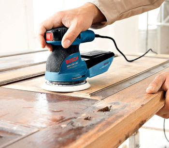 Mașină de șlefuit excentrică BOSCH GEX125-1AE 250w 125mm photo 9