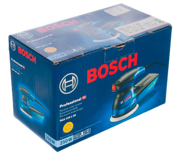 Mașină de șlefuit excentrică BOSCH GEX125-1AE 250w 125mm photo 6