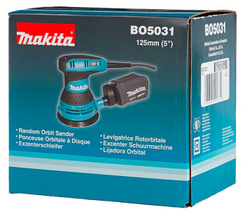 Шлифмашина эксцентриковая MAKITA BO5031 300вт 125мм photo 9