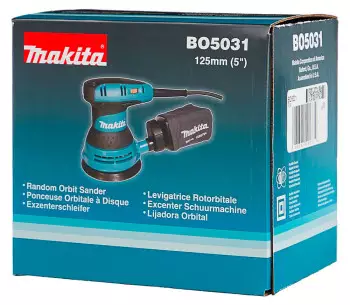 Mașină de șlefuit excentrică MAKITA BO5031 300w 125mm photo 9