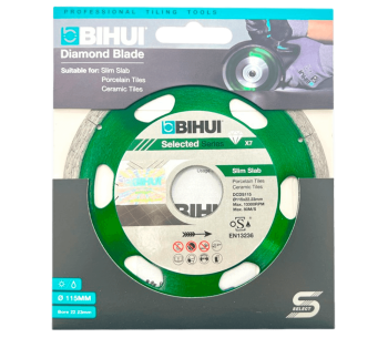 Алмазный отрезной диск B-SLIM BIHUI DCDS115 115мм сегментированный photo