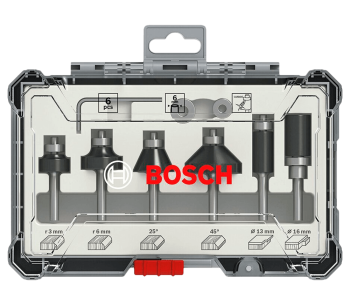Набор фрез по дереву Bosch 2607017468 Ø6 мм photo