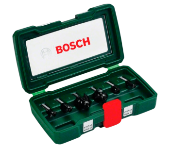 Набор 6 фрез по дереву Bosch 2607019463 Ø8 мм photo