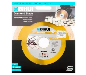 product Disc de tăiat cu diamant B-MOSAIC BIHUI DCDC125 125mm continuu
