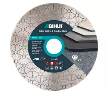 Disc de tăiat și șlefuit cu diamant SUPER PREMIUM BIHUI DPE125 125mm turbo photo 0