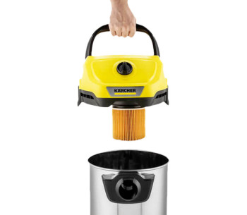 Пылесос промышленный KARCHER WD 3 S V-17/4/20 1000вт  17л photo 2